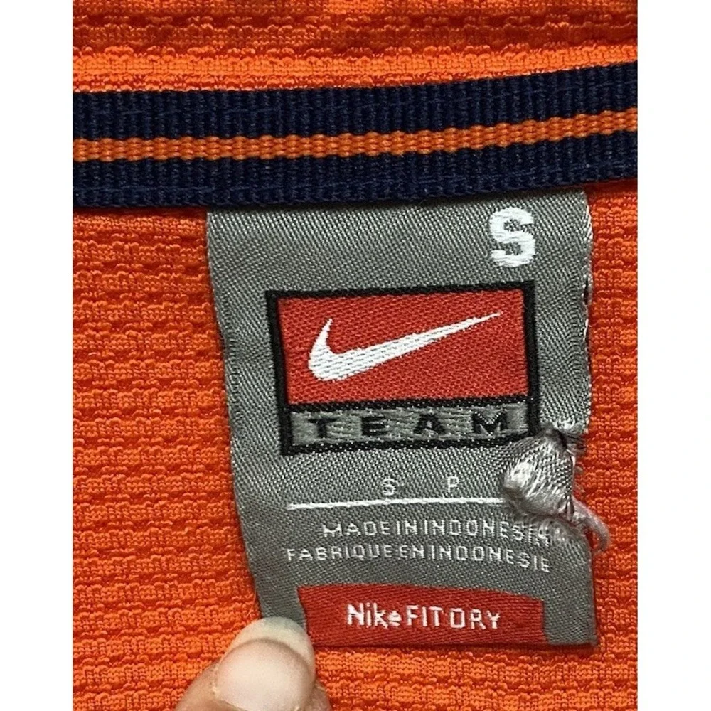 NIKE DRI FIT Men's SYRACUSE UNIVERSITY College Orangemen Golf‎ Polo Shirt Sz.S